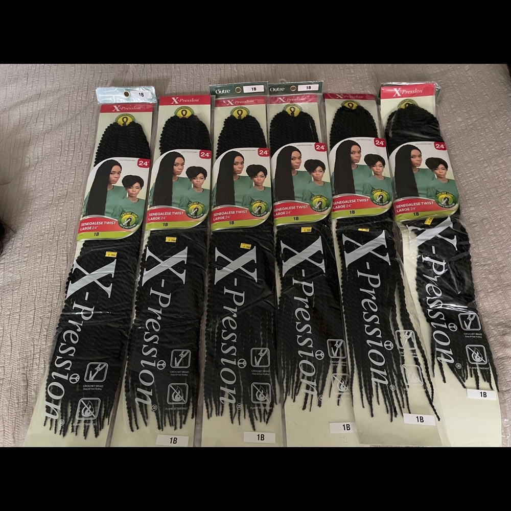 Senegalese crochet braids